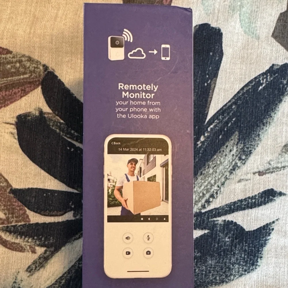 Vivitar White Video Doorbell & Chime - Wireless Night Vision. UNOPENED BOX.